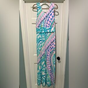 WOMEN'S MARCO MAXI DRESS IN MULTI COCO ISLAND ENGINEERED MAXI in XL